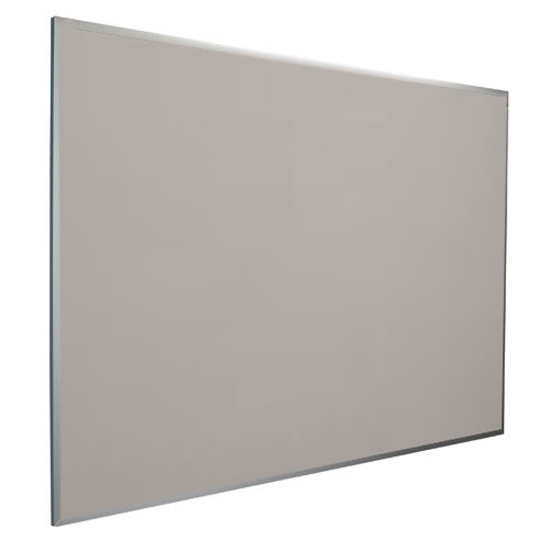 Quartet® Oval Office™ Fabric Bulletin Boards, Gray Fabric