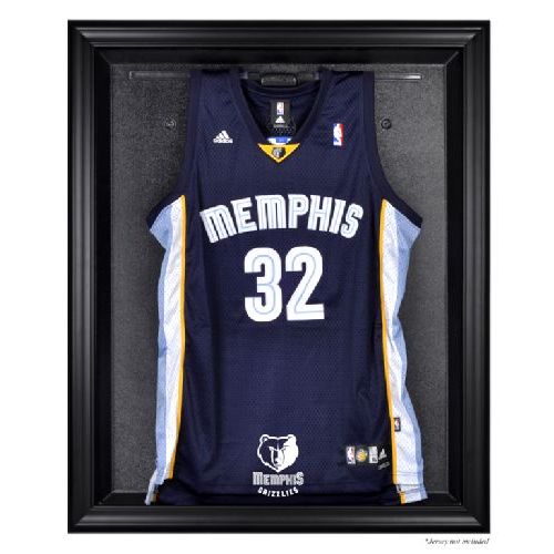 Black Framed Jersey Display Case with NBA Team Logo Canada Whiteboard Co.