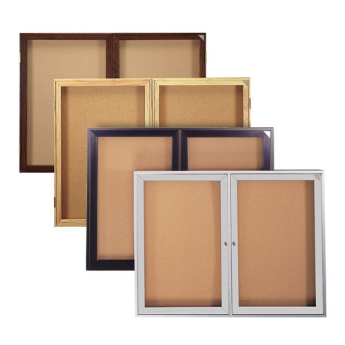 Enclosed Indoor Bulletin Boards US Markerboard