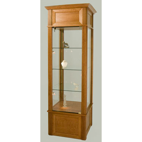 GL601 Square Tower Display Case Canada Whiteboard Co.