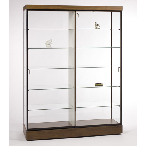 GL608 Rectangular Wall Display Case with Divider