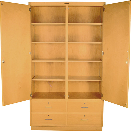 Gsc 8 Tall Storage Cabinet Us Markerboard, Tall Storage Cabinet With Shelves