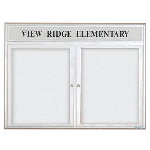 Indoor Enclosed Dry Erase Boards
