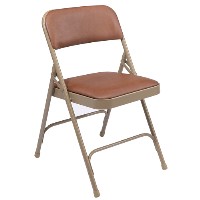1200 Series Premium Vinyl-Covered Folding Chair