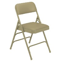 1300 Series Premium Triple-Brace Vinyl-Covered Folding Chair