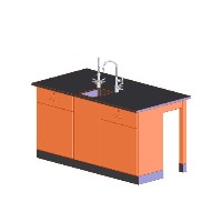 2 Student Science Table and Lab Workstation
