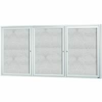 Outdoor Enclosed Aluminum Bulletin Boards with Lighting