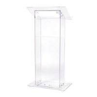 Clear Acrylic Lectern