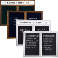 Indoor Enclosed Letterboards