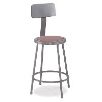 6200 Series Heavy-Duty Steel Lab Stool