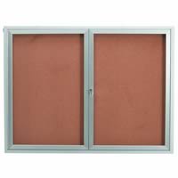 Indoor Enclosed Aluminum Bulletin Boards with Lighting