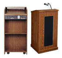 Full Size - Prestige Floor Lectern - SOUND