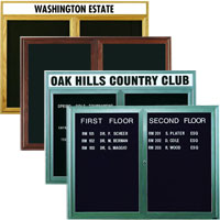 Indoor Enclosed Aluminum Changeable Letter Boards