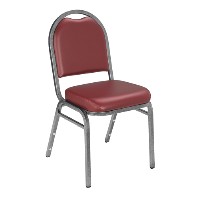 9200 Series Dome-Back Vinyl Padded Stack Chair