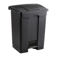 Large Capacity Plastic Step-on Waste Receptacle