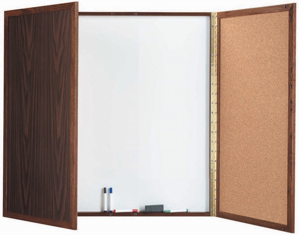 Value Laminate Conference Room Cabinet with Non-Magnetic White Markerboard