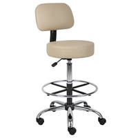 Medical / Drafting Stools with Black Caressoft™