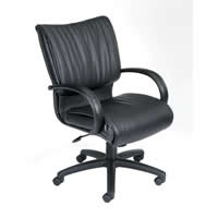 Black LeatherPlus Executive Chair