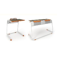 A&D Cantilever Student Desk