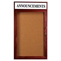 Indoor Enclosed Bulletin Boards