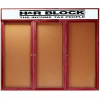 Indoor Enclosed Bulletin Boards