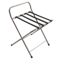 Chrome Folding Luggage Stands