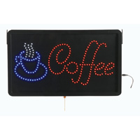 Coffee - LED Window Sign