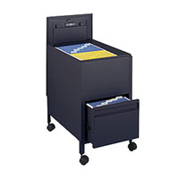 Extra Deep Locking Tub File Storage Cart