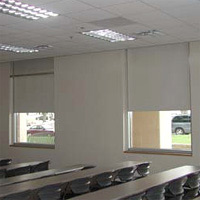 Fire Retardant Fiberglass Spring Roller Shades