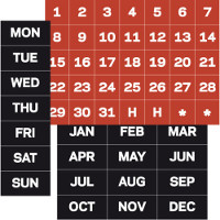 Magnetic Calendar Character Packs