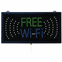 FREE WI-FI - LED Window Sign