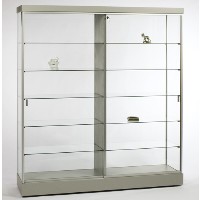 GL609 Rectangular Wall Display Case with Divider