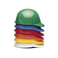 6 Point Suspension Slotted Hard Hats