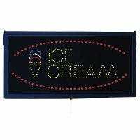ICE CREAM - LED Window Sign