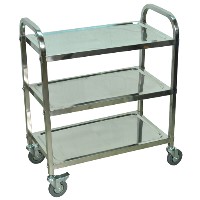 Stainless Steel Flat Shelf Carts