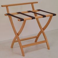 WallSaver Solid Oak Luggage Rack