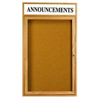 Indoor Enclosed Bulletin Boards