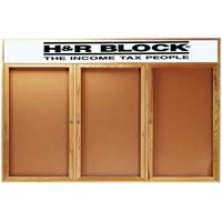 Indoor Enclosed Bulletin Boards