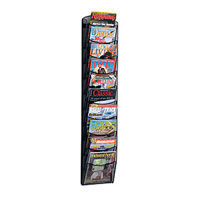 Onyx&trade; Mesh Wall Mount Magazine Display Racks