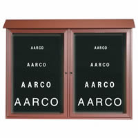 Park Ranger Series Two Door Hinged Door Letter Board