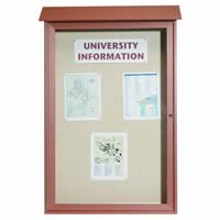 Park Ranger Series Single Hinged Door Bulletin Board