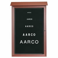 Park Ranger Series Single Hinged Door Letter Board