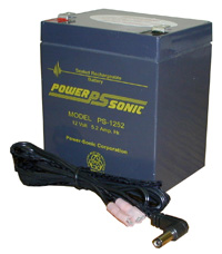 12V 5 Amp Rechargeable Battery Black Floor Lectern - Premier