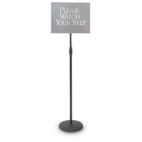 Adjustable Pedestal Sign Holders
