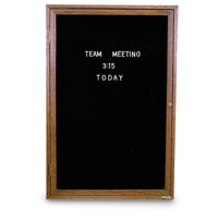 Indoor Enclosed Letterboards