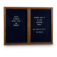 Indoor Enclosed Letterboards