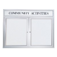Outdoor Enclosed Dry Erase Boards