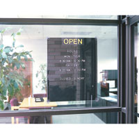 Open/Closed Letterboards