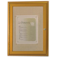 Waterfall Frame Enclosed Bulletin Board