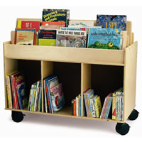 Two-Sided Library Cart